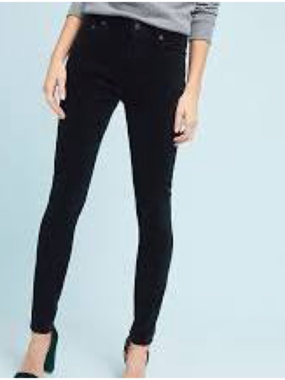 Citizens Of Humanity Rocket High Rise Ankle Skinny Jeans - Black Velvet